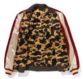 A BATHING APE JAPANESE CRANE EMBROIDERY REVERSIBLE SOUVENIR JACKET