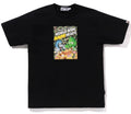 A BATHING APE BAPE HEADS FLYER TEE