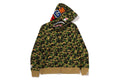 A BATHING APE ABC CAMO SEPARATE SHARK FULL ZIP HOODIE