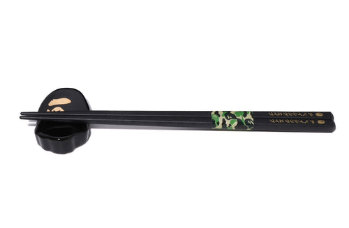 A BATHING APE CHOPSTICKS & SHOPSTICKS REST SET