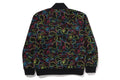 A BATHING APE NEON CAMO JACQUARD TRACK JACKET