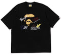 A BATHING APE HAND DRAW GRAPHIC RELAXED FIT TEE