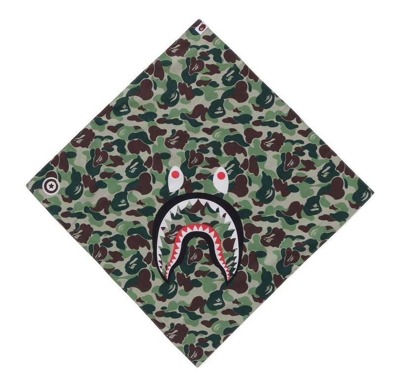 A BATHING APE ABC CAMO SHARK BANDANA