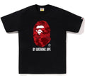 A BATHING APE COLOR CAMO BY BATHING APE TEE