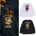 A BATHING APE YEAR OF SNAKE L/S TEE