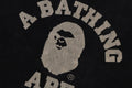 A BATHING APE OVERDYE COLLEGE RELAXED FIT TEE