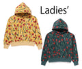 A BATHING APE LAdies' TULIP CAMO OVERSIZED PULLOVER HOODIE