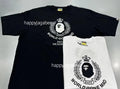 A BATHING APE CREST COLLEGE LOGO RELAXED FIT TEE