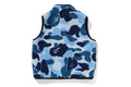 A BATHING APE BAPE KIDS ABC CAMO BOA RIPSTOP REVERSIBLE VEST