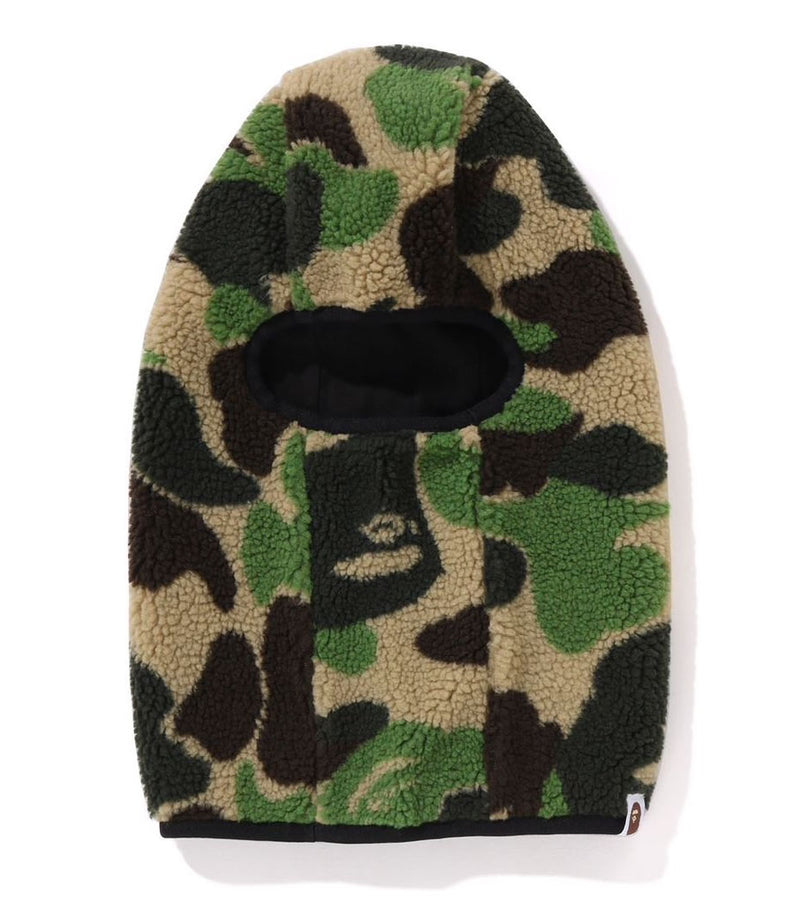 A BATHING APE ABC CAMO BOA FLEECE BALACLAVA