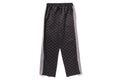 A BATHING APE COLLEGE MONOGRAM RELAXED FIT PANTS