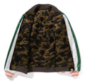 A BATHING APE JAPANESE PEONY EMBROIDERY REVERSIBLE SOUVENIR JACKET