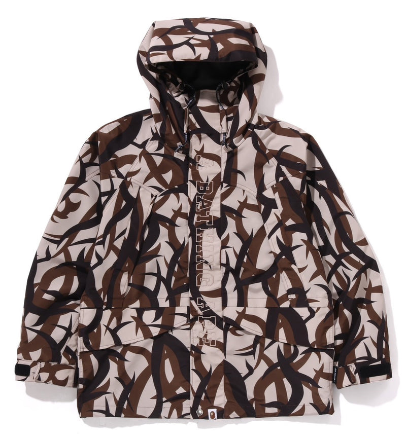 A BATHING APE TRIAL CAMO SNOWBOARD JACKET