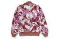 A BATHING APE Ladies' MAP CAMO BOMBER JACKET