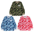 A BATHING APE ABC CAMO NYC ONE POINT L/S TEE