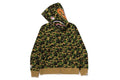 A BATHING APE ABC CAMO SEPARATE SHARK FULL ZIP HOODIE