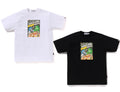 A BATHING APE BAPE HEADS FLYER TEE