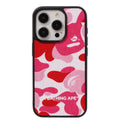 A BATHING APE ABC CAMO CLOTH FABRIC IPHONE 15 PRO / IPHONE 15 PRO MAX CASE