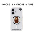 A BATHING APE BAPE IPHONE 16 / IPHONE 16 PLUS CLEAR CASE