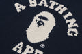 A BATHING APE Ladies' COLLEGE KNIT SWEATER