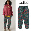 A BATHING APE Ladies' TULIP CAMO SWEAT PANTS