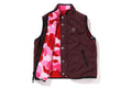 A BATHING APE BAPE KIDS ABC CAMO BOA RIPSTOP REVERSIBLE VEST