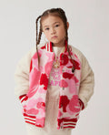 A BATHING APE BAPE KIDS ABC CAMO BOA VARSITY JACKET