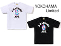 A BATHING APE JAPAN LIMITED COLLECTION BAPE STORE YOKOHAMA CAMO COLLEGE TEE