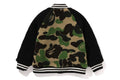 A BATHING APE BAPE KIDS ABC CAMO BOA VARSITY JACKET