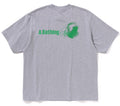 A BATHING APE WATER PRINT LOGO RELAXED FIT TEE