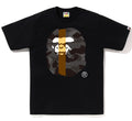 A BATHING APE COLOR CAMO TRANSFORM BIG APE HEAD TEE