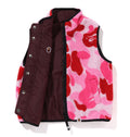 A BATHING APE BAPE KIDS ABC CAMO BOA RIPSTOP REVERSIBLE VEST