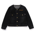 A BATHING APE Ladies' CHAMPION NO-COLLAR DENIM JACKET