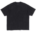 A BATHING APE GARMENT DYE SPRAY PRINT COLLEGE RELAXED FIT TEE