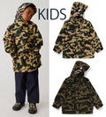 A BATHING APE BAPE KIDS 1ST CAMO SHARK MOUNTAIN JACKET