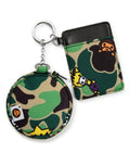 A BATHING APE BABY MILO STORE CARDHOLDER MIRROR KEYCHAIN