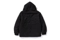 A BATHING APE LINE CAMO QUILTED NYLON SHARK FULL ZIP HOODIE JACKET