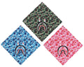 A BATHING APE ABC CAMO SHARK BANDANA