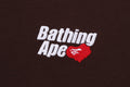 A BATHING APE BATHING APE LOGO RELAXED FIT TEE