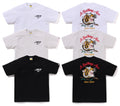 A BATHING APE EMBROIDERY STYLE SOUVENIR LOGO TEE