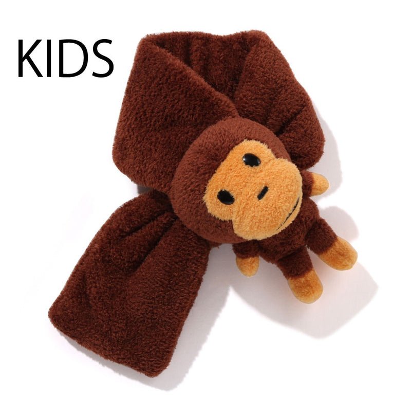 A BATHING APE BAPE KIDS BABY MILO PLUSH DOLL SCARF