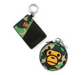 A BATHING APE BABY MILO STORE CARDHOLDER MIRROR KEYCHAIN