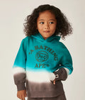 A BATHING APE BAPE KIDS GRADATION MILO COLLEGE PULLOVER HOODIE