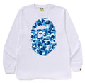 A BATHING APE ABC CAMO BIG APE HEAD L/S TEE