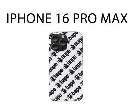 A BATHING APE BAPE PATTERN IPHONE 16 PRO MAX CASE