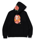 A BATHING APE JAPANESE PEONY PULLOVER HOODIE