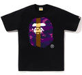 A BATHING APE COLOR CAMO TRANSFORM BIG APE HEAD TEE