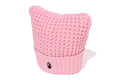 A BATHING APE Ladies' CAT EAR KNIT CAP