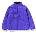 A BATHING APE LUX SPORT PATTERN $ LINE CAMO QUILTED REVERSIBLE JACKET