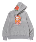 A BATHING APE JAPANESE PEONY PULLOVER HOODIE